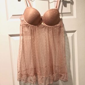 Daisy Fuentes Push Up Baby Doll Size L
